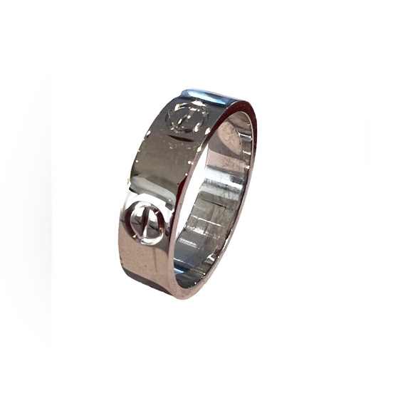 CARTIER 18K White Gold 5.5mm LOVE Ring - Picture 3 of 6